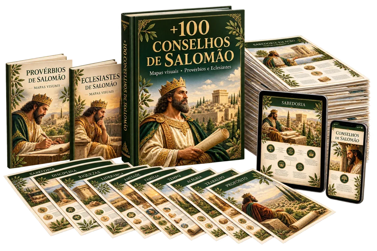 +100 Conselhos de Salomão em mapas visuais
